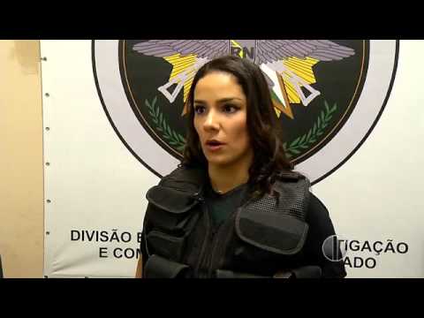 08 03   rn tv  primeira edição   Única mulher na equipe, delegada comanda a Divisão de Combate ao Cr