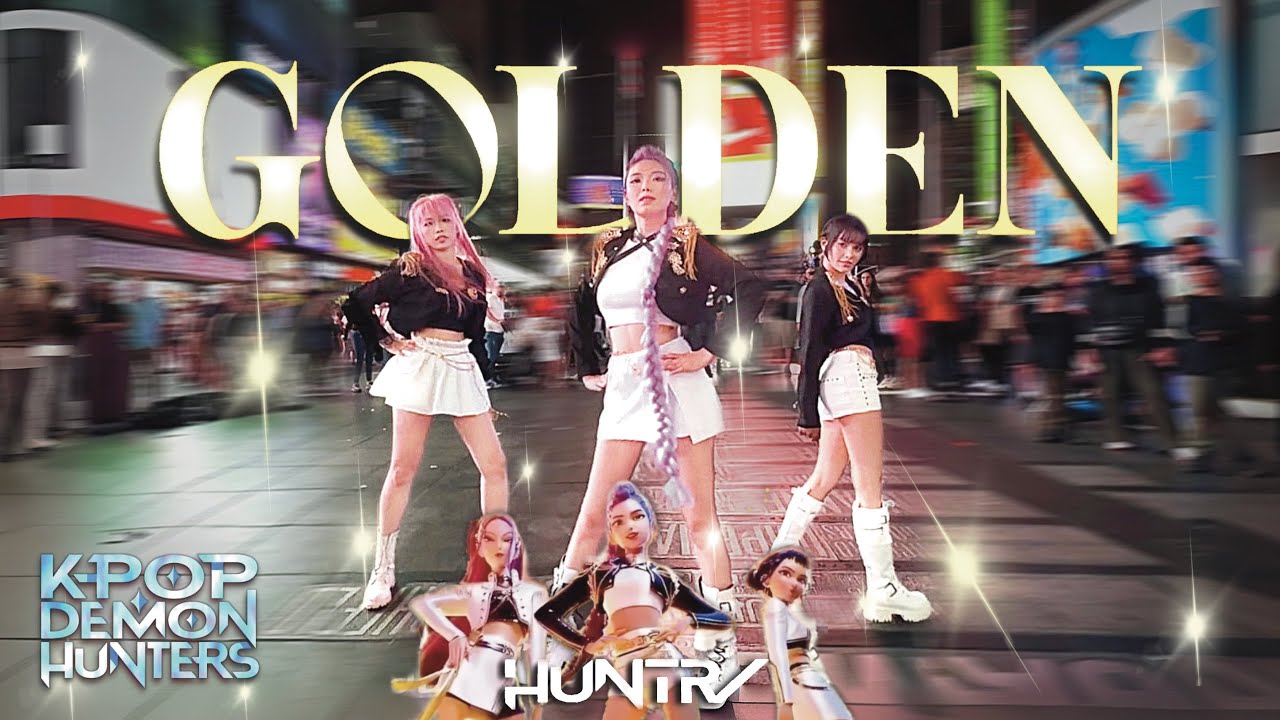 [KPOP IN PUBLIC NYC | TIME SQUARE] HUNTR/X - “Golden” | ONE TAKE Dance Cover by Echo Dance Crew