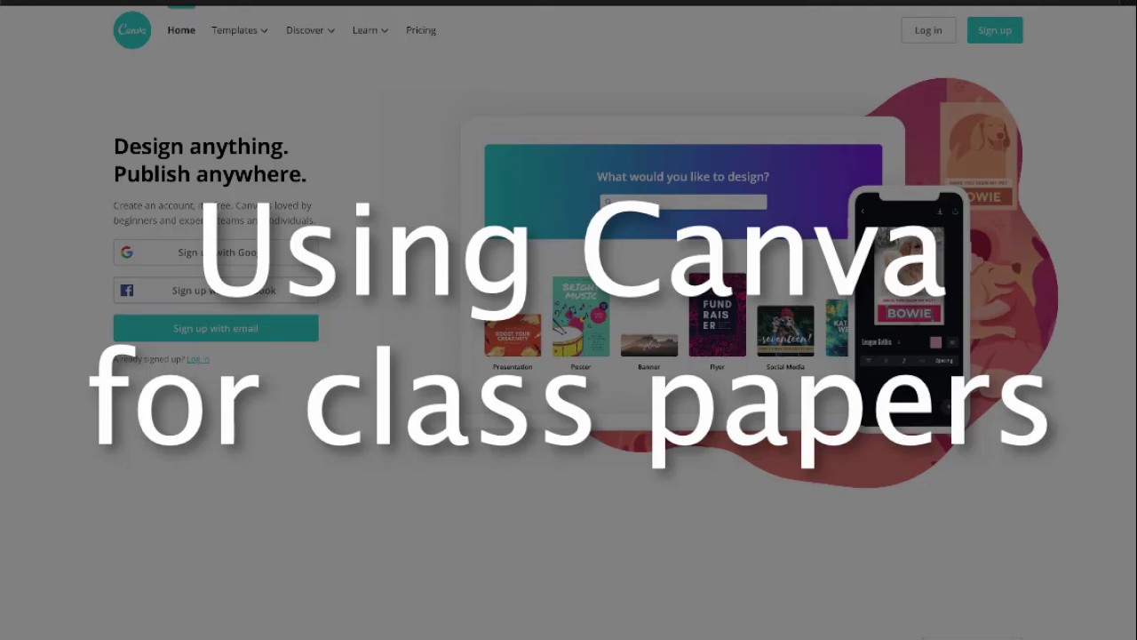 Using Canva to Design Your Policy Brief