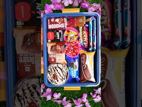 Big chocolate lunch box for sister #youtubeshorts #chocolate #lunchbox #lunch #candy #cake #drink