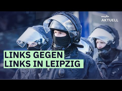 Großdemo in Leipzig Connewitz | MDR Aktuell Live