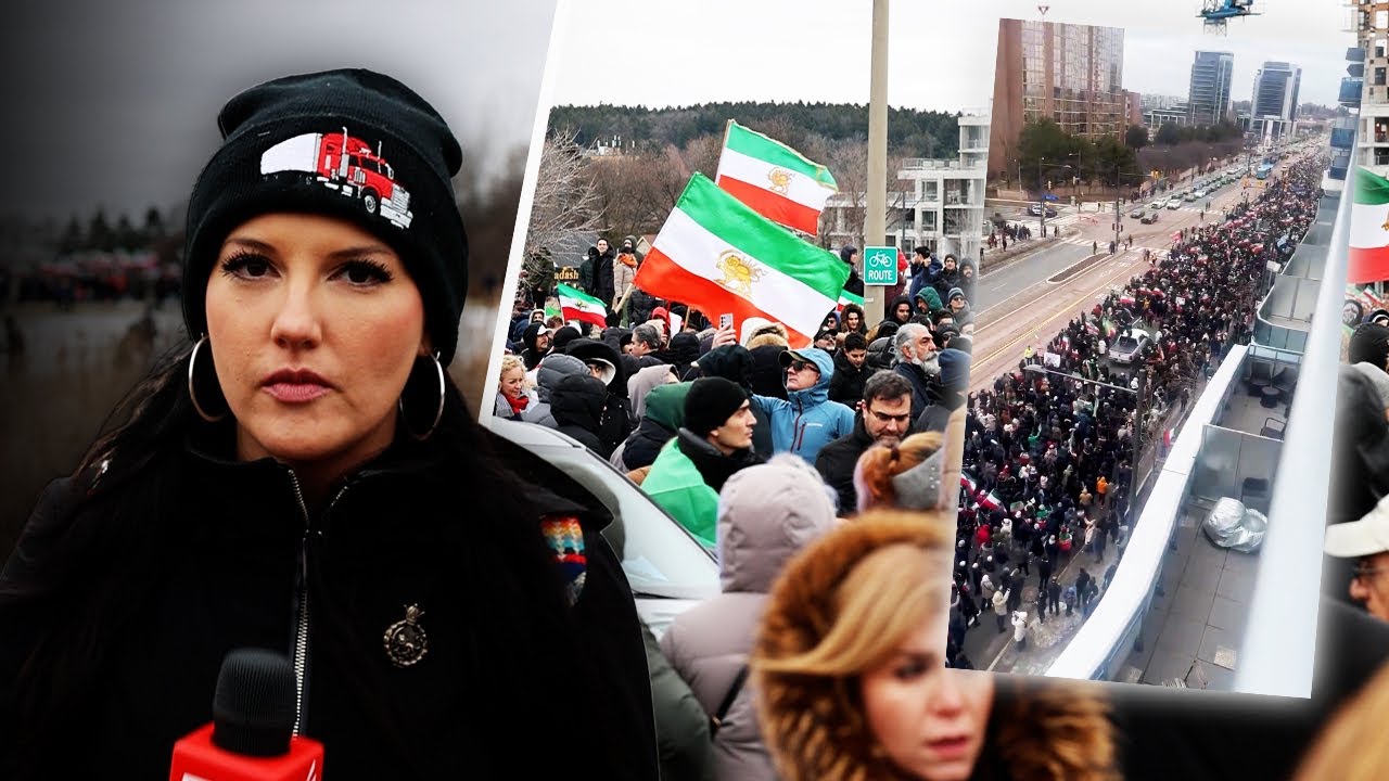 From Toronto to Tehran: 40,000 march for Iran in Richmond Hill