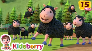 🐏 🐏 Baa Baa Black Sheep 🐏 🐏 +  🛏️ 🛌 Ten in the Bed 🛏️ 🛌 | Kidsberry Nursery Rhymes & Baby Songs