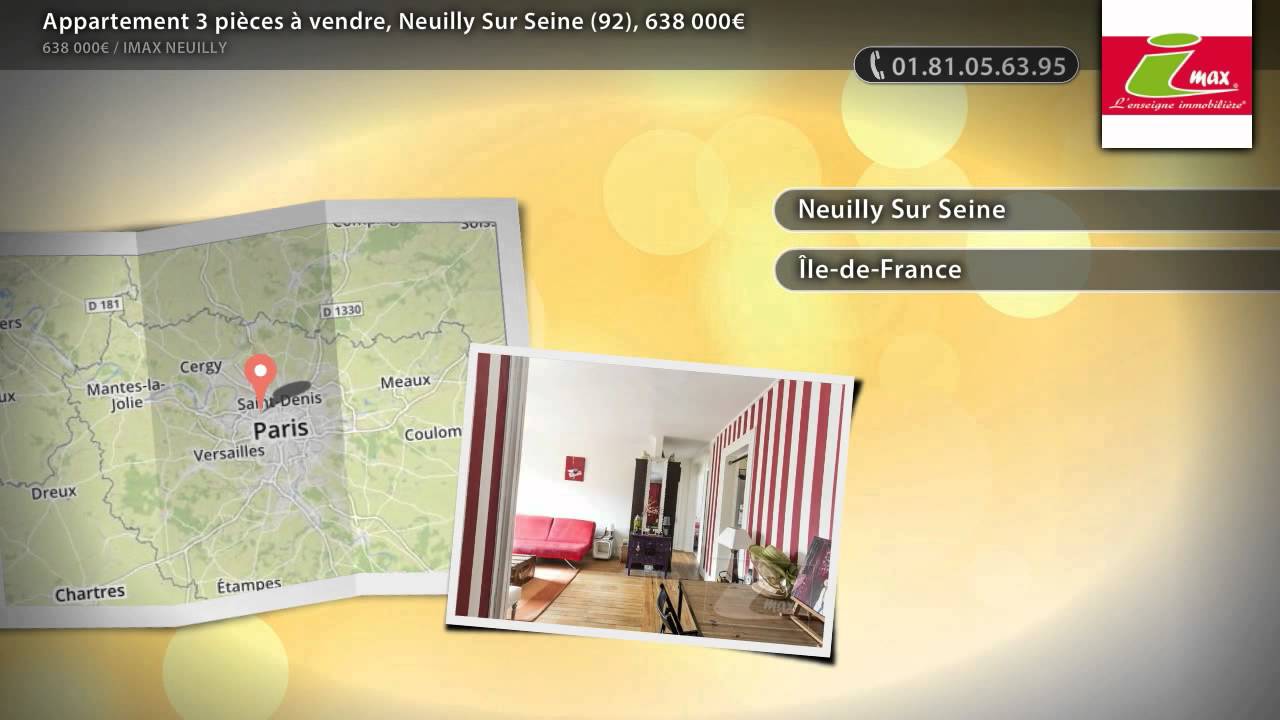 Appartement 3 pièces à vendre, Neuilly Sur Seine (92), 638 000€