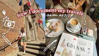 How I Document My Travels as an Artist 🎨📷 my tools & tips!