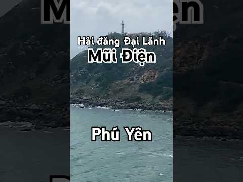 Panoramic view of Dai Lanh lighthouse at Bai Mon, Mui Dien in Phu Yen on February 17, 2026…the fi...