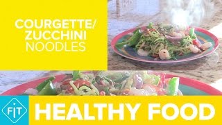How To Make Healthy Courgette/Zucchini Noodles