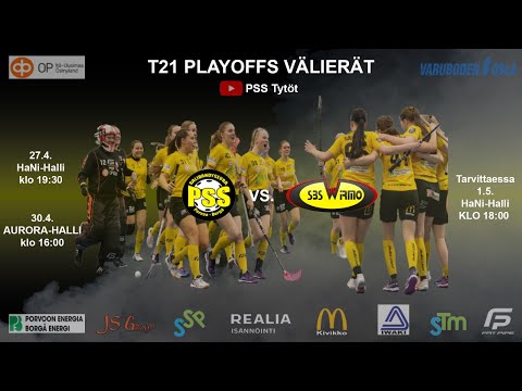 T21 SM-Sarja Pudotuspeli PSS - SBS Wirmo 30.4.2022 Aurora