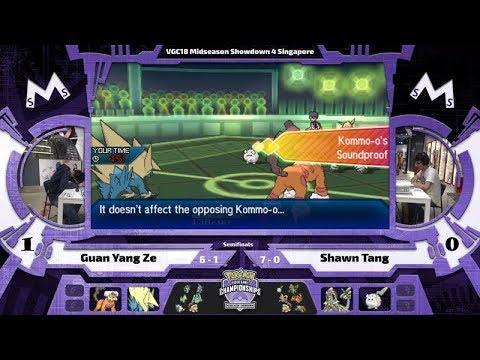 VGC18 MSS 4 Semifinals: Guan Yang Ze vs Shawn Tang