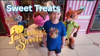 Inside Jumbeaux’s Sweets on Disney Treasure – Zootopia-Inspired Desserts!