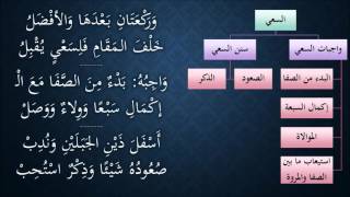 صورة النظم الجلي في الفقه الحنبلي119- شرح/ عامر بهجت (السعي)