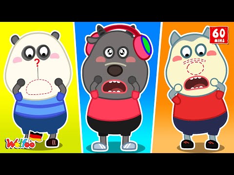 Wolfoo Geschichte 🐺 Wo ist mein Schwanz? – Ich habe meinen Schwanz verloren - Videos für Kinder