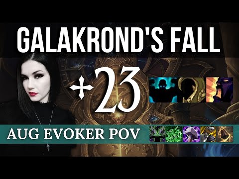 Augvoker Gameplay: +23 Dawn of the Infinite Fall, Fortified Entangling Bolstering (4 pugs) M+ S3