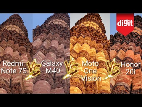 Camera Shootout: Redmi Note 7S vs Samsung Galaxy M40 vs Honor 20i vs Motorola One Vision