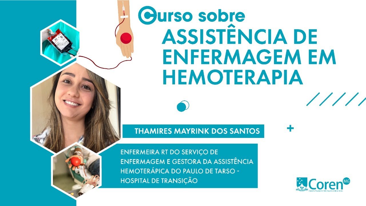 Curso sobre Assistência de Enfermagem em Hemoterapia