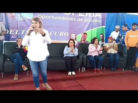 Yelitze Santaella: "El Estado Delta Amacuro está egresando más de 1.942 bachilleres de la República"