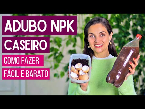 COMO fazer ADUBO NPK caseiro - FÁCIL e BARATO
