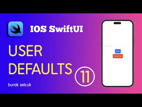 SWIFTUI -11 USER DEFAULTS