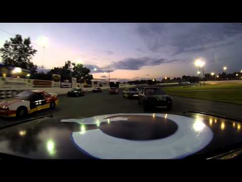 Spartan Speedway 4 cylinder ROAD RAGE 7-11-14 (Pace car view)
