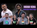 Vikram Vedha Trailer Reaction | Hrithik Roshan | Saif Ali Khan | Pushkar | Gayatri |Foreigners React
