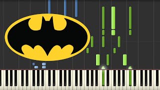 Batman Theme - Danny Elfman (Piano Tutorial)