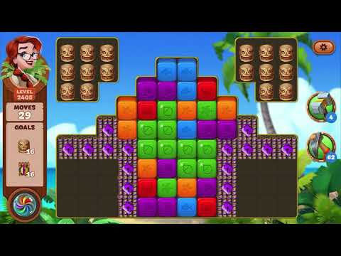 Lost Island Blast Adventure Level 2405 NO BOOSTERS - A S GAMING ✔️