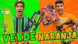 24 HORAS COMPRANDO TODO VERDE Y NARANJA !!