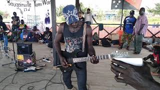 Wall x heavy metal band of bougainville...