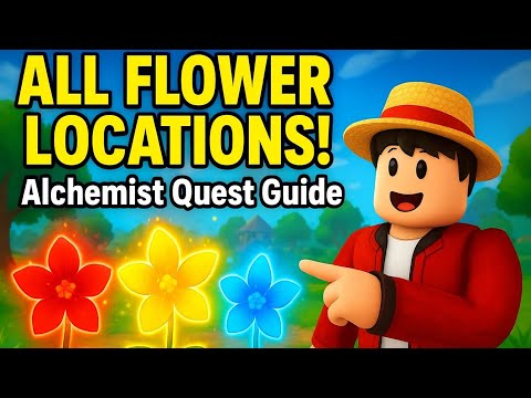 ALL FLOWER LOCATIONS FOR RACE V2-BLOX FRUITS