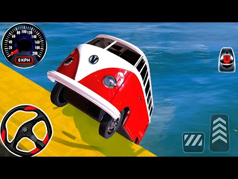 Vertical Impossible Bus Mega Ramp - Bus Stunt Tracks Racing 3D - Android GamePlay