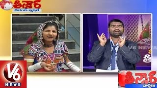 Bithiri Sathi funny conversation with Maatakaari Mangli | Teenmaar News | V6 News