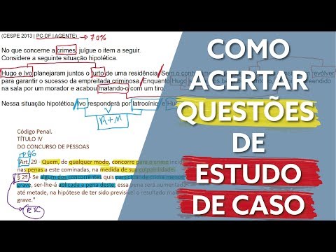 QUESTÃO DE ESTUDO DE CASO | Como acertar!