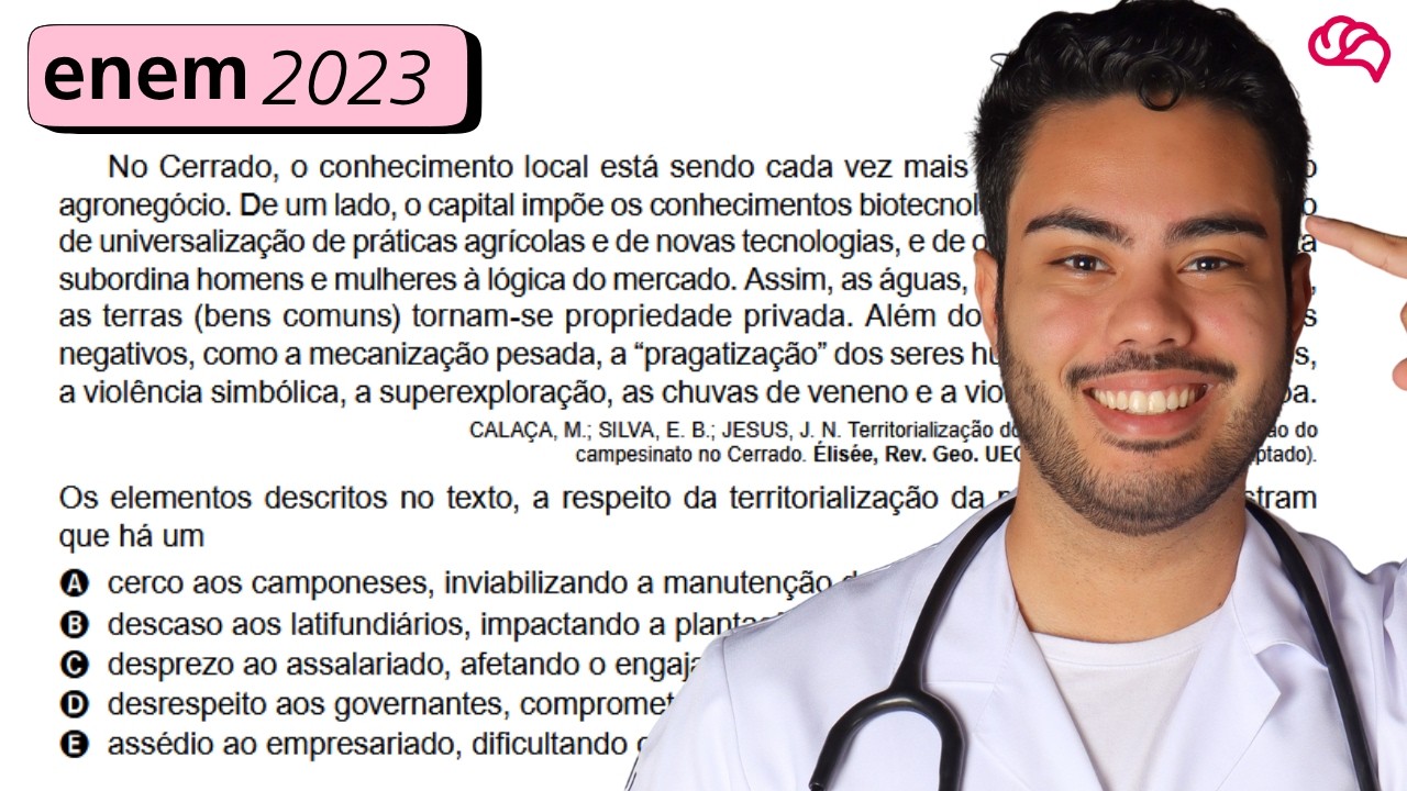 Resolução em Vídeo — Questão 48 ENEM 2023