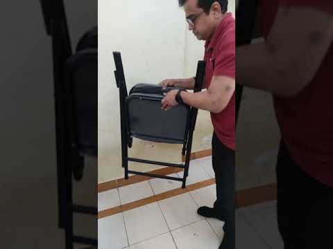 Folding Study Chair With Writing Pad