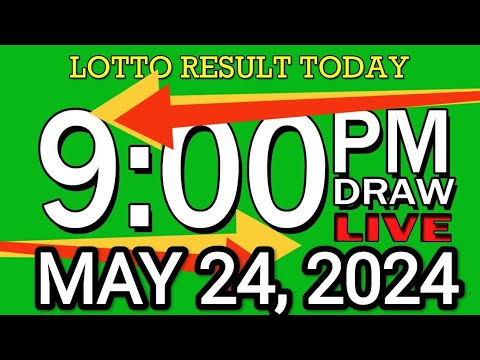LIVE 9PM LOTTO RESULT TODAY MAY 24, 2024 #2D3DLotto #9pmlottoresultmay24,2024 #swer3result