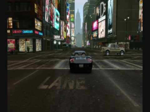 GTA 4 (PC) Porsche Carrera GT Test Drive (HD)