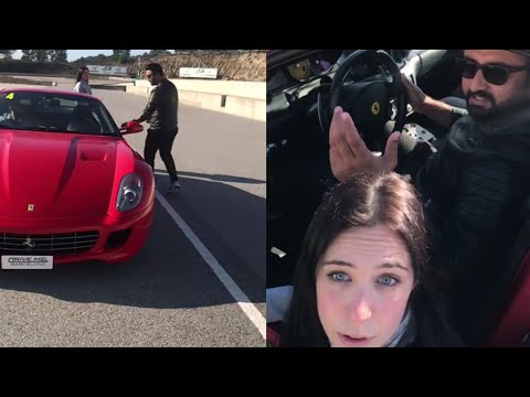 Ferrari test drive lovely Brar