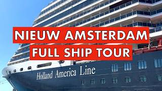 Holland America Line Nieuw Amsterdam | Full Walkthrough Tour & Review