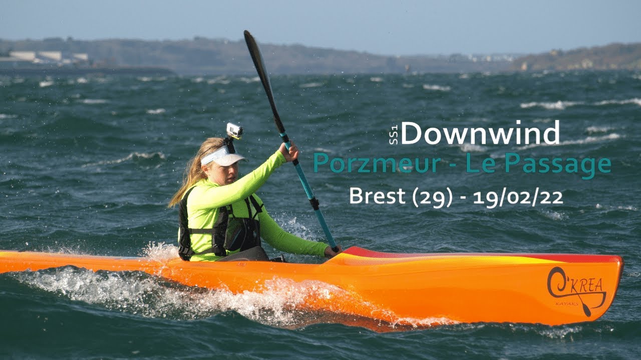 Surfski Downwind Brest 19/02/2022