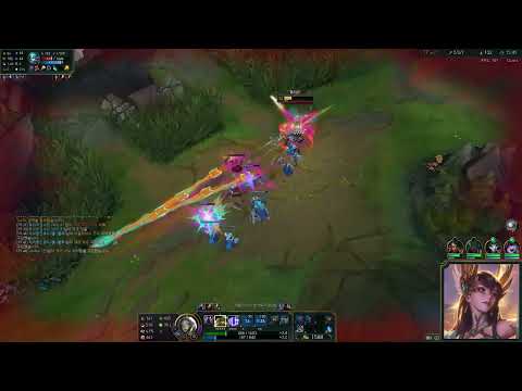 Irelia survives a 1v3...