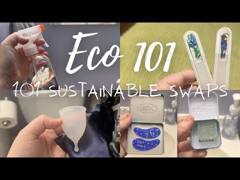 101 Sustainable Ecofriendly Swaps To Save Money & Lower Your Waste | Planet-Friendly 101