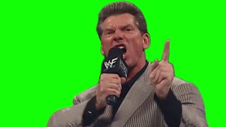 Vince McMahon "life sucks and then you die" green screen