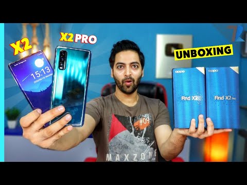 OPPO Find X2 & X2 Pro - Unboxing & Hands On | QHD+ 120Hz | Ceramic | 60x Zoom | 65W Charging & More🔥