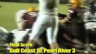 preview picture of video 'MGCCC football over Pearl River'