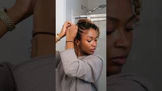 faux side shave curly hairstyle 🙂‍↕️ #curlyhairstyles #shorts