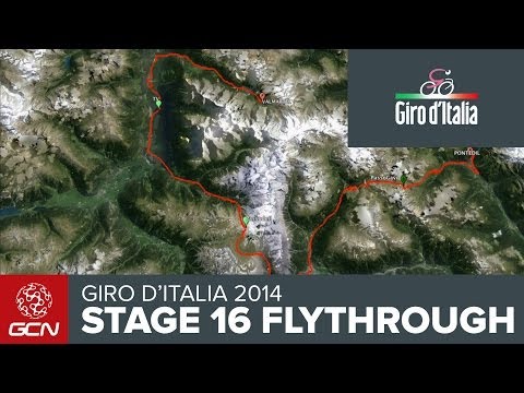 Giro d'Italia 2014 Stage 16 Fly Through