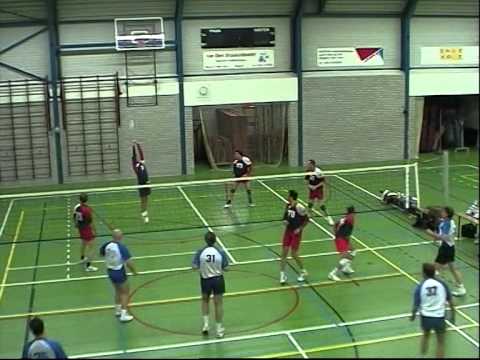 Volleybal wedstrijd Taurus H5   Irene H4