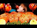 Chinese Mukbang ASMR Eating Show Glass Noodle Crawfish Meatball 스파이시 치킨 글래스 누들
