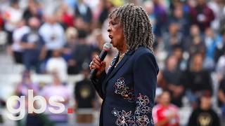 Incredible National Anthem Performance Steals the Show at Women's Pro Baseball Opener | OD1S