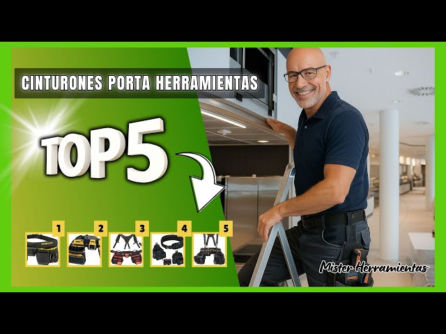 Vídeo relacionado con BLOGLOER Cinturón Herramientas con 26 Bolsillos y 1 Portamartillo Anillo, Magnéticas cintura con 3 Imanes Fuertes, Refuerzo de Remaches, para Electricistas, Técnicos, Negro Azul